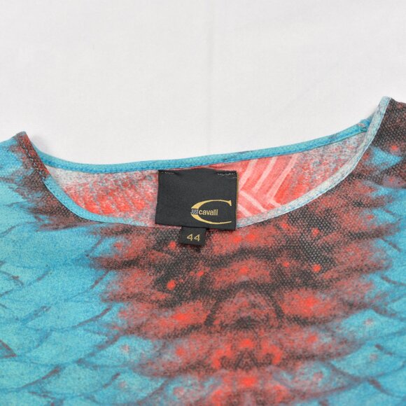 JUST CAVALLI DRAGON SCALE MESH LONGSLEEVE - Picture 2 of 5